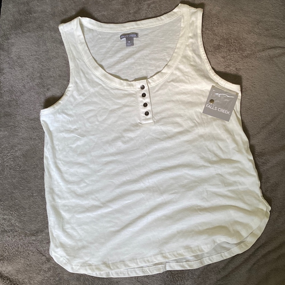 White tank top size medium